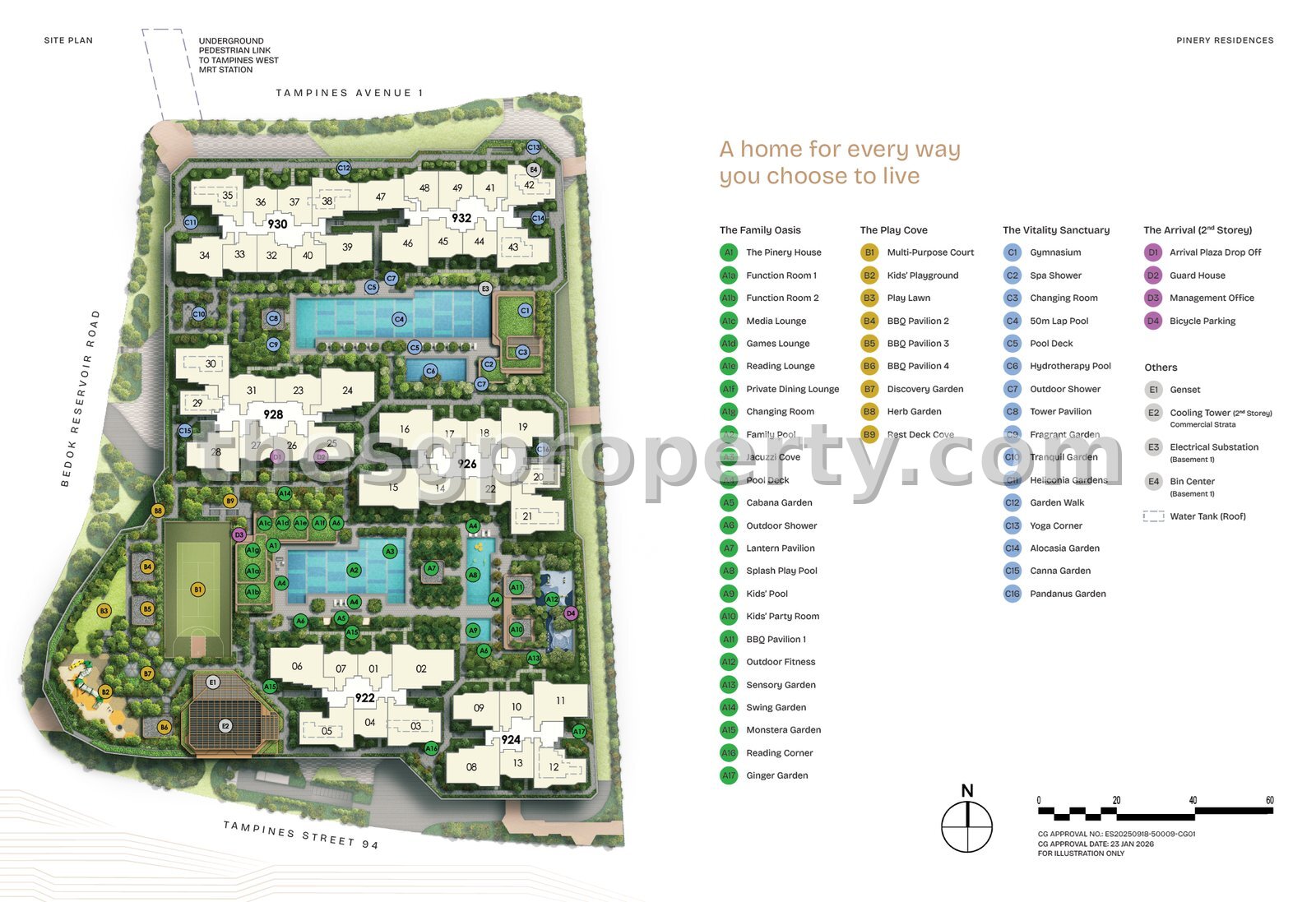 Pinery Residences site plan